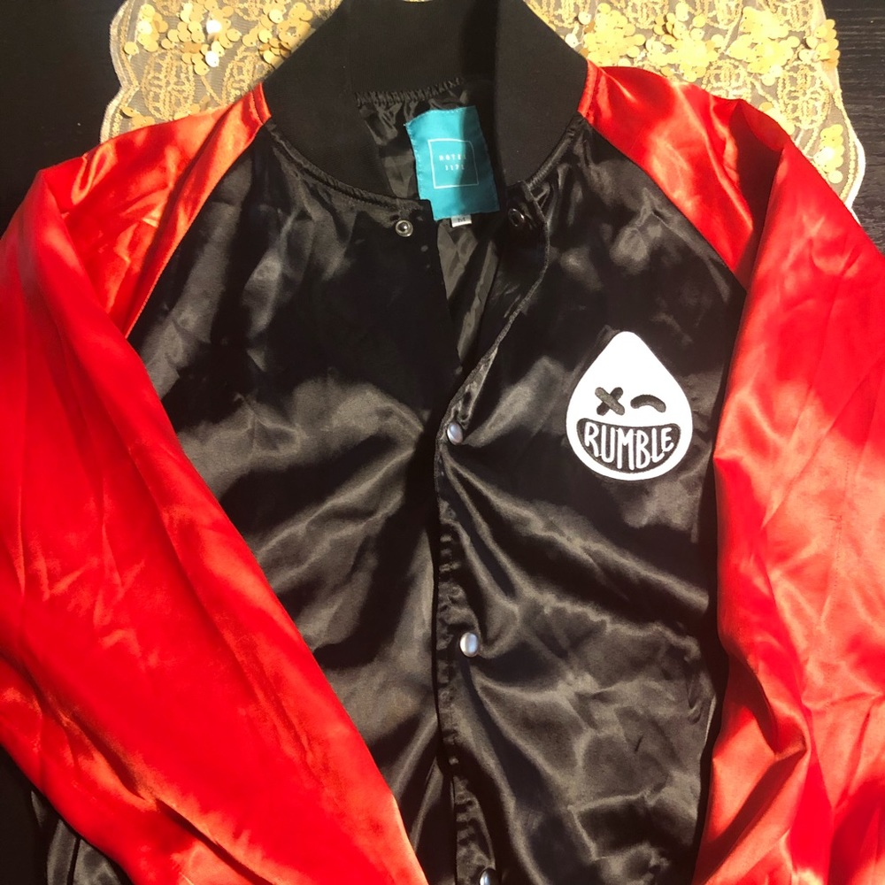 Hotel 1171 Rumble Ltd. Edition Satin Bomber Jacket